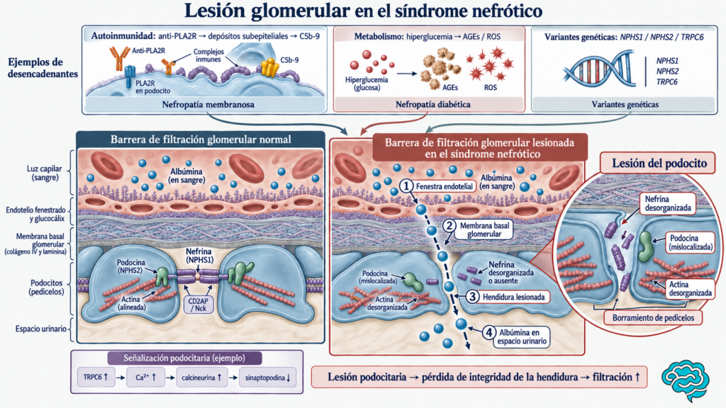síndrome nefrótico